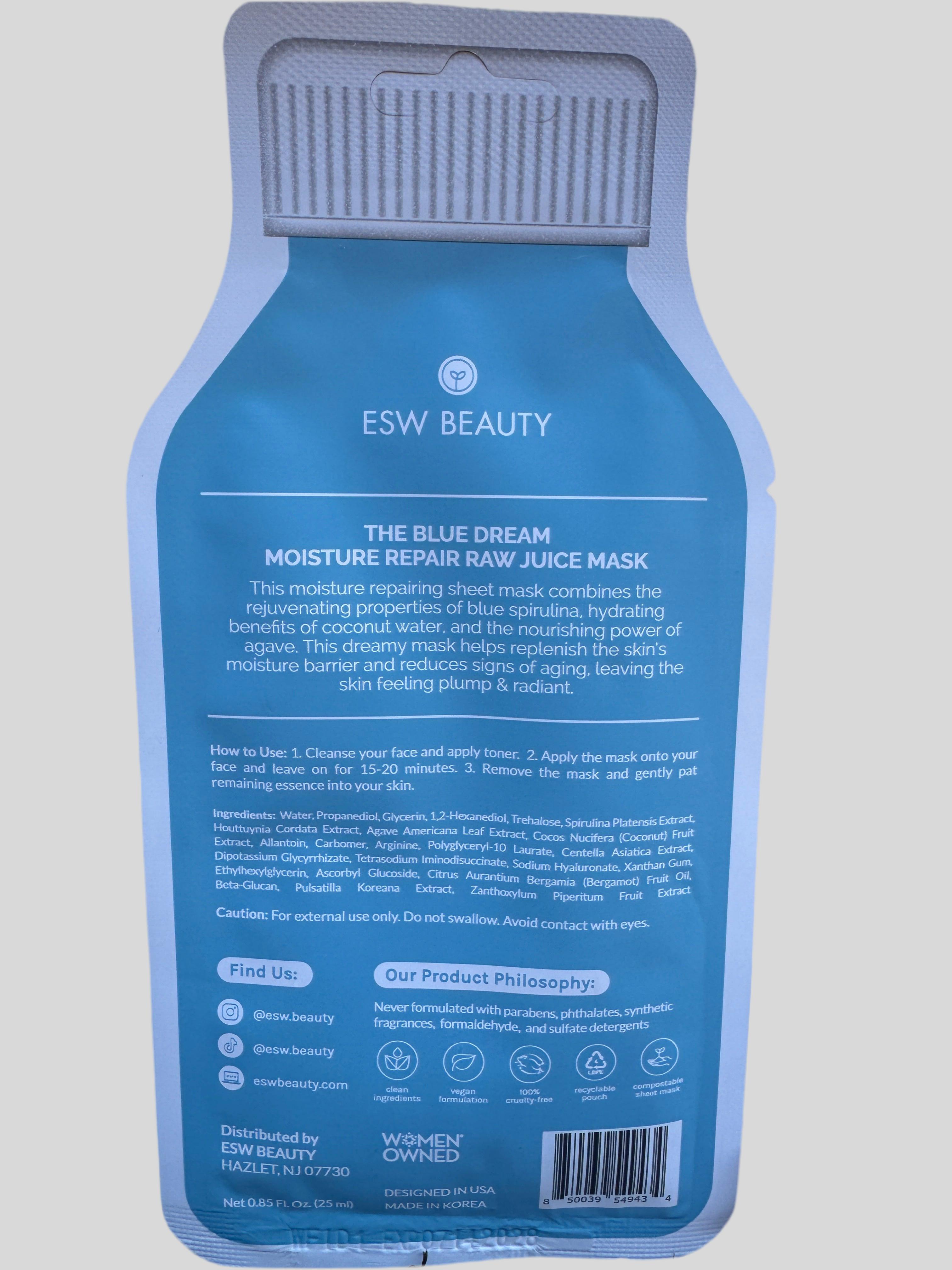 Blue Spirulina + Coconut Water Agave