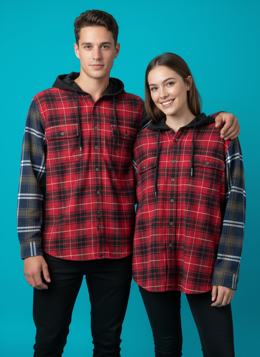 Recycled Flannel Jacket