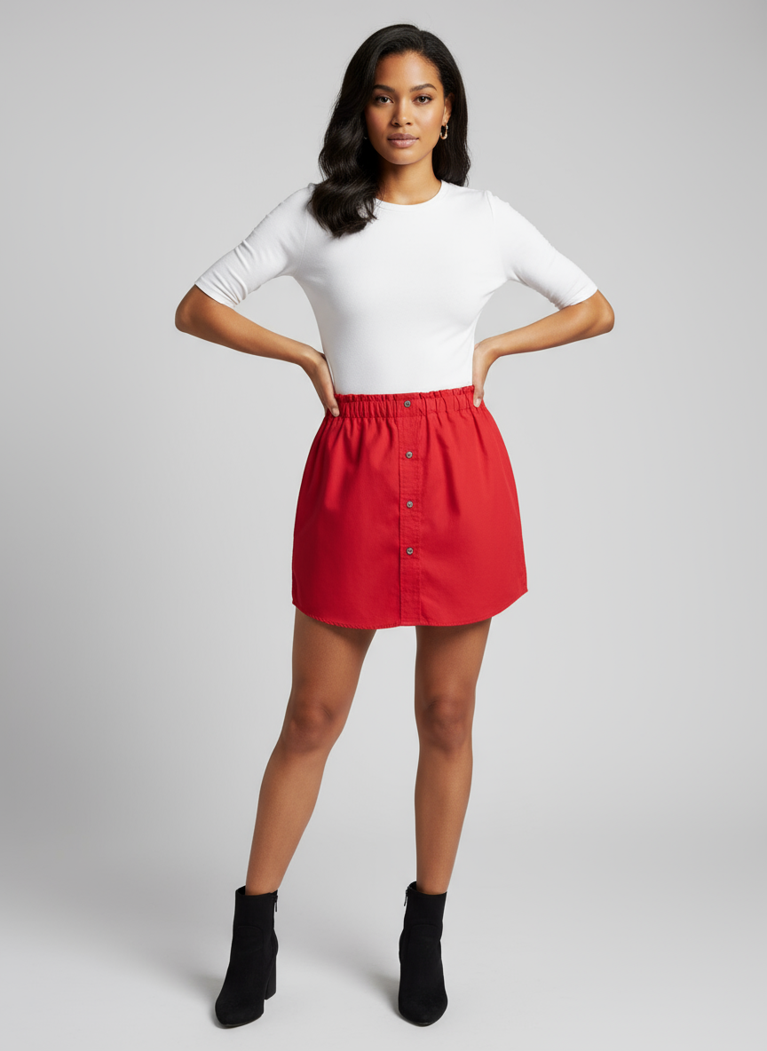 Upcycled Boyfriend Skirt