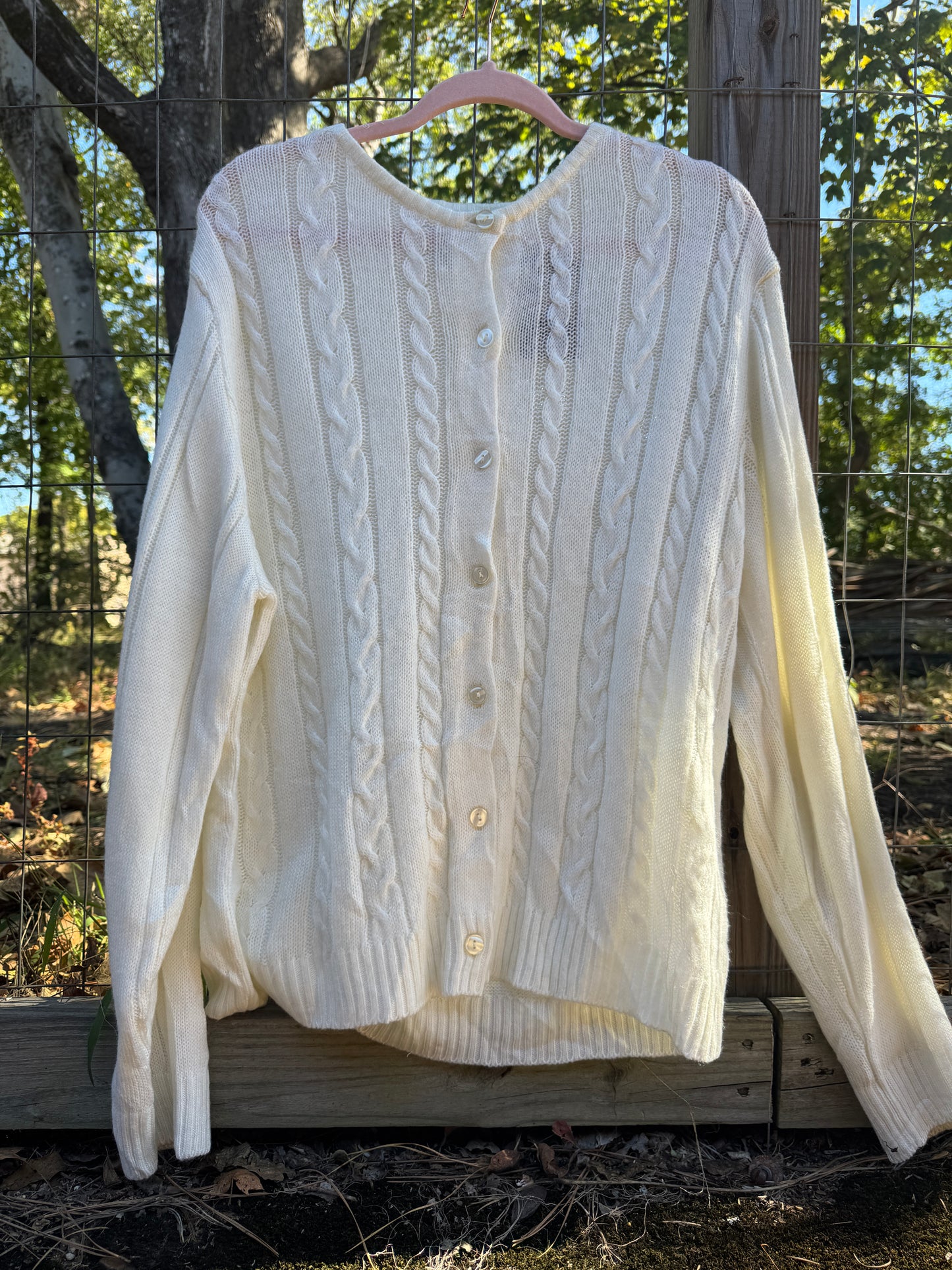 Recycled Grandma Cardigan