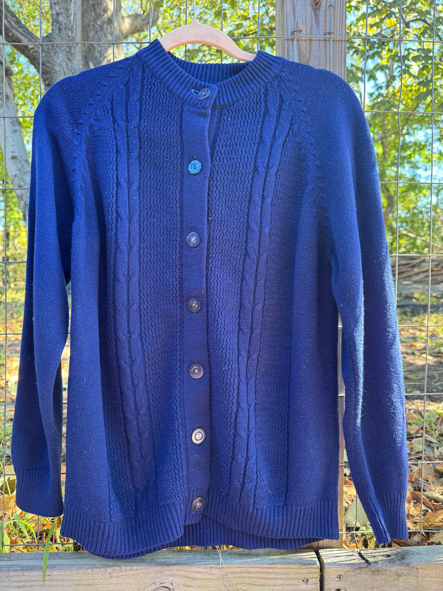 Recycled Grandma Cardigan