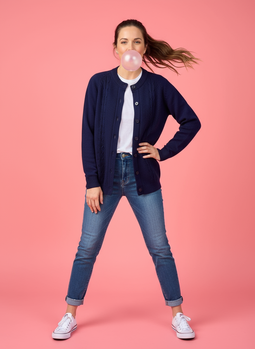 Recycled Grandma Cardigan