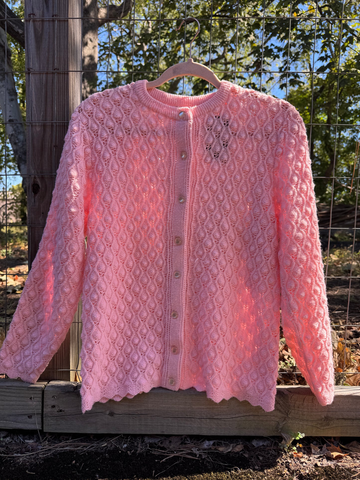 Recycled Grandma Cardigan