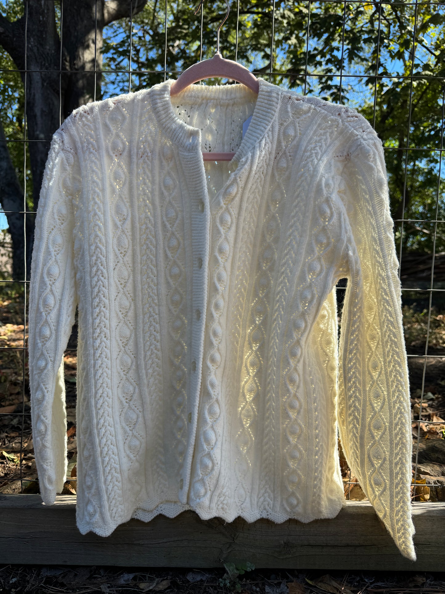 Recycled Grandma Cardigan