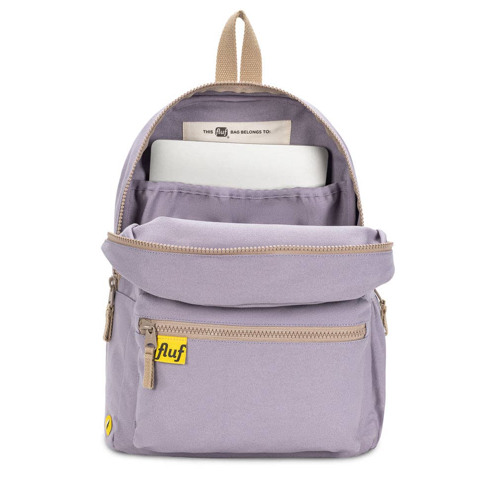 Organic Cotton Backpack- Lavender