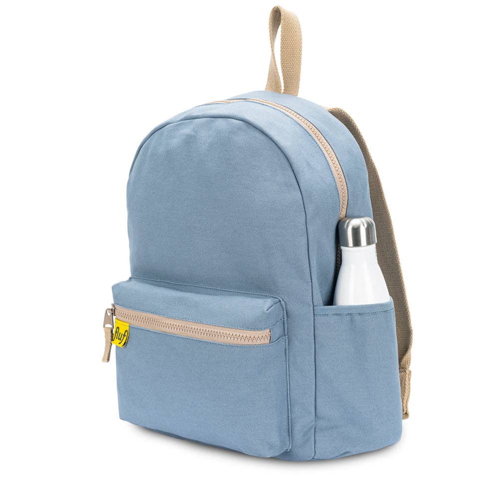 Organic Cotton Backpack - Blue