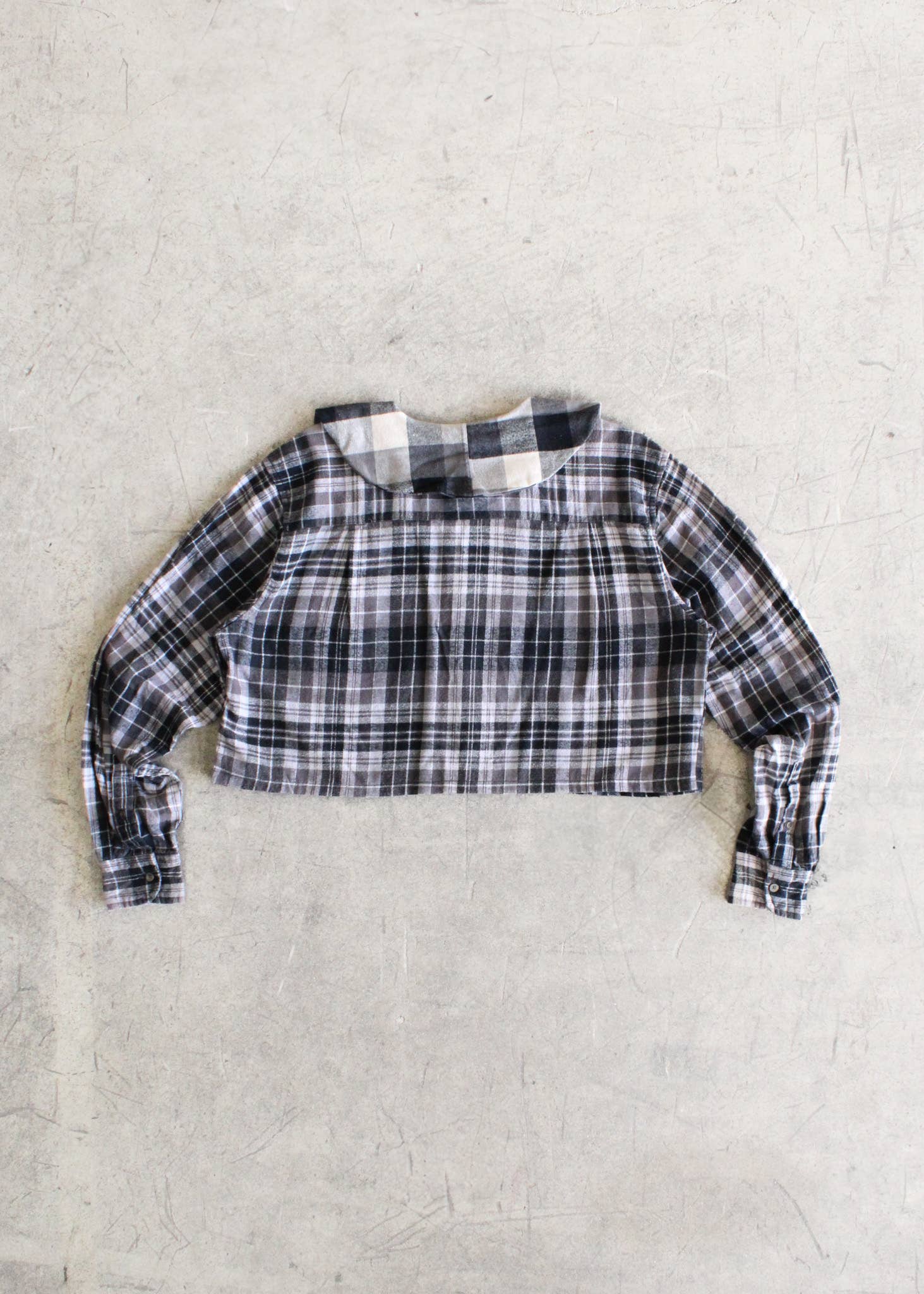 Cropped Collared Flannel
