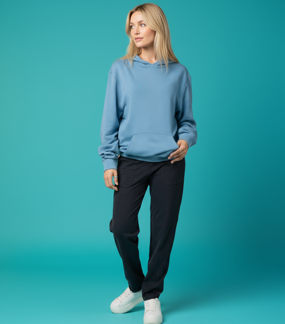 Slate Organic Cotton Hoodie