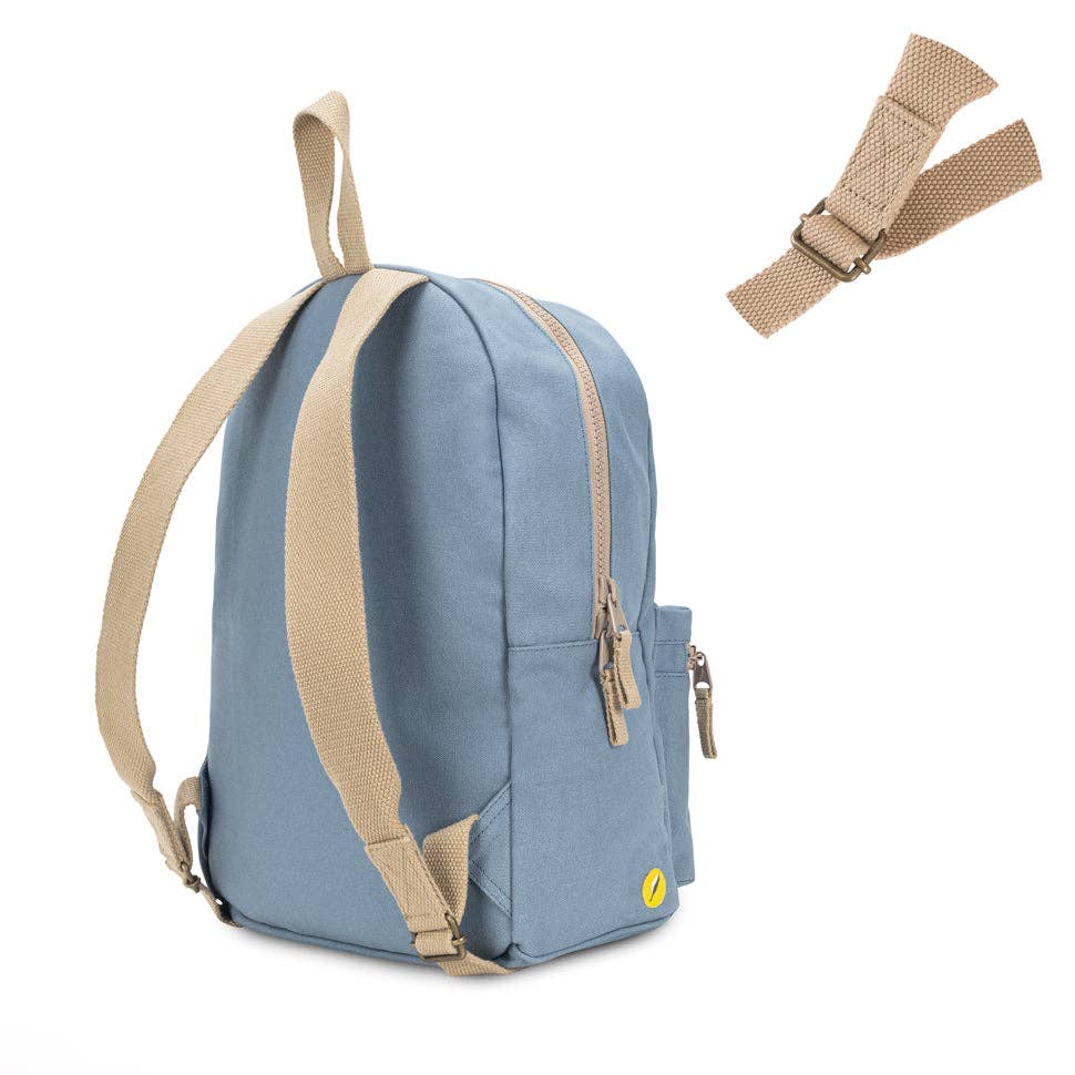 Organic Cotton Backpack - Blue
