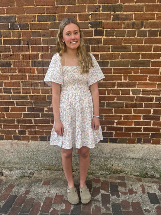 Flutter Sleeve Dress