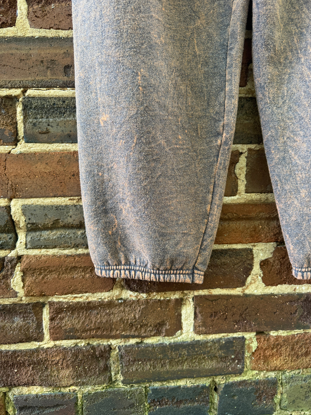 Recycled Acid Wash Sweat Pant - Brown Multi