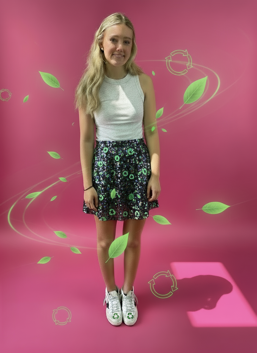 Upcycled Boyfriend Skirt