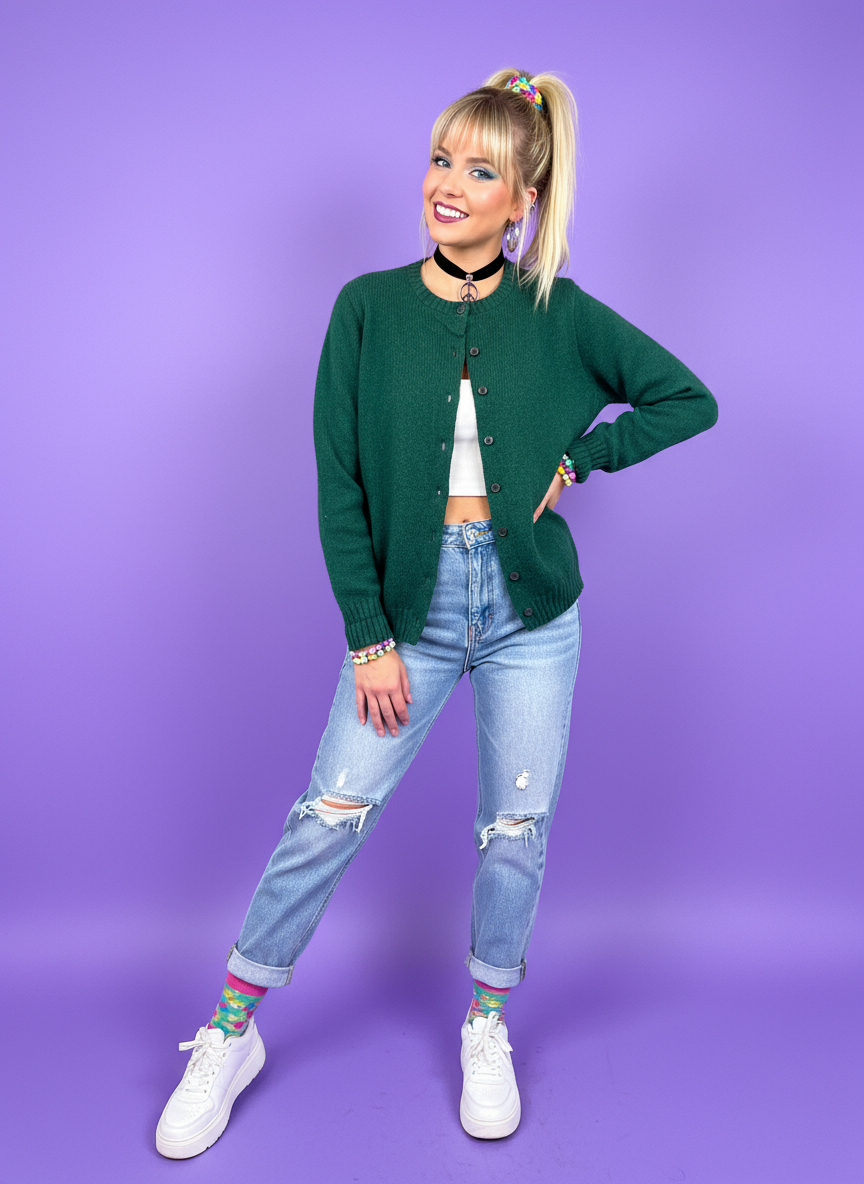 Recycled Grandma Cardigan