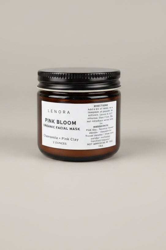 Organic Pink Bloom Facial Mask