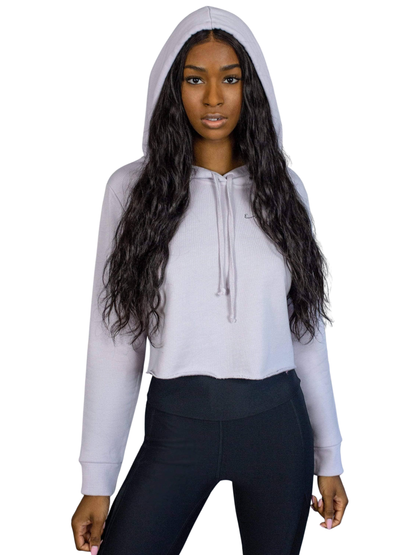 Organic Cropped Hoodie