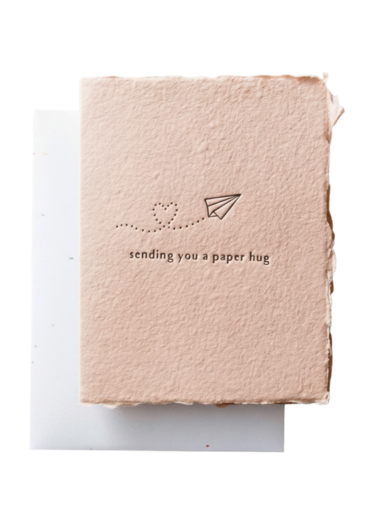 Sending You A Paper Hug | Encouraging Greeting Card