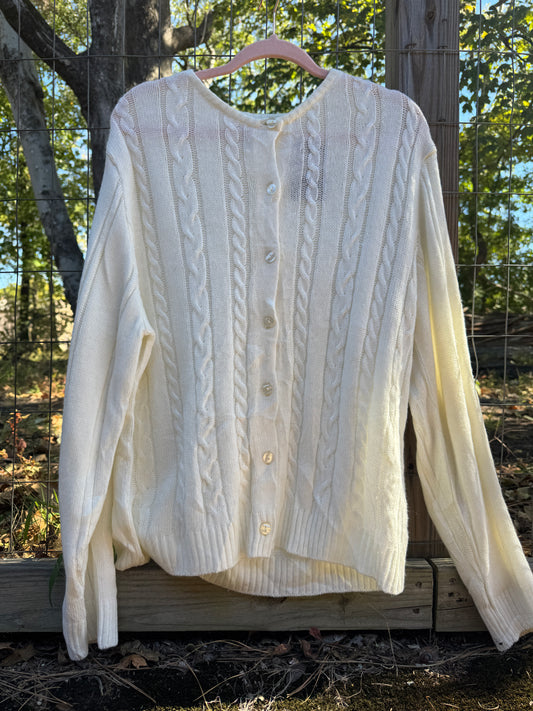 Recycled Grandma Cardigan