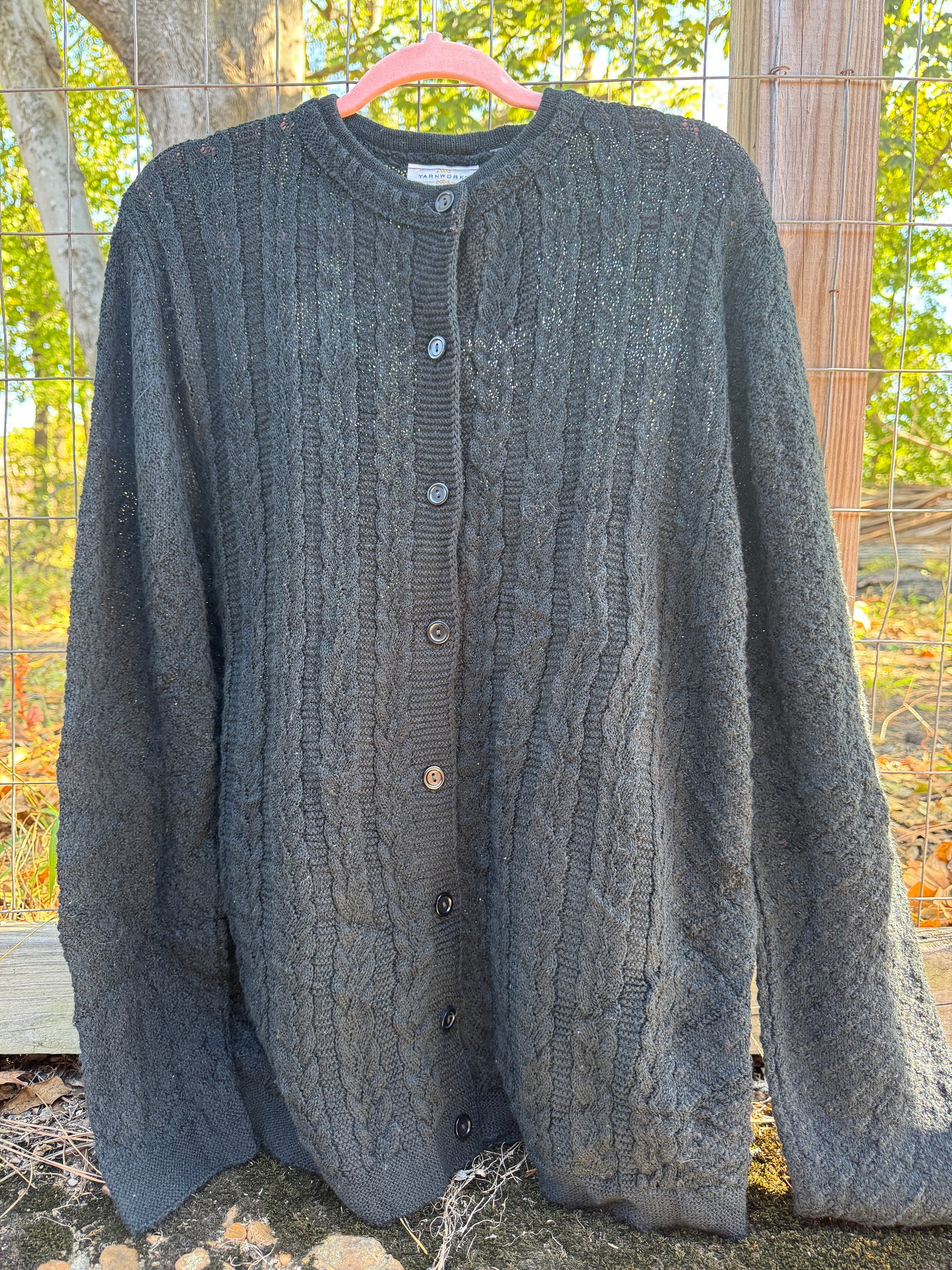 Recycled Grandma Cardigan