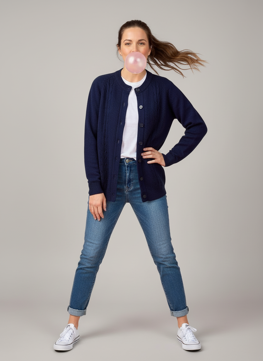 Recycled Grandma Cardigan