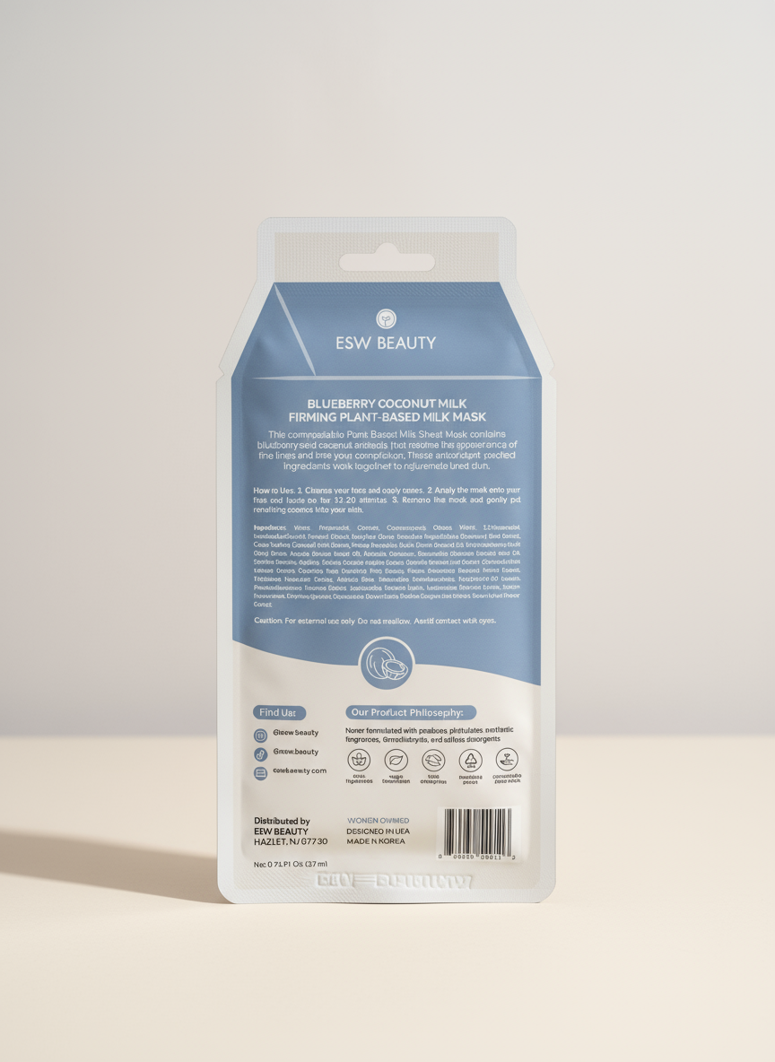 Blueberry Coconut Milk Firming Mask