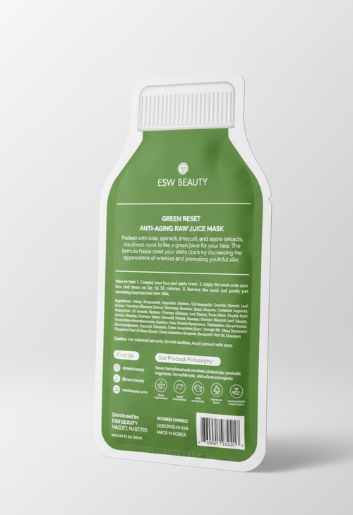 Green Reset Anti-Aging Raw Juice Sheet Mask