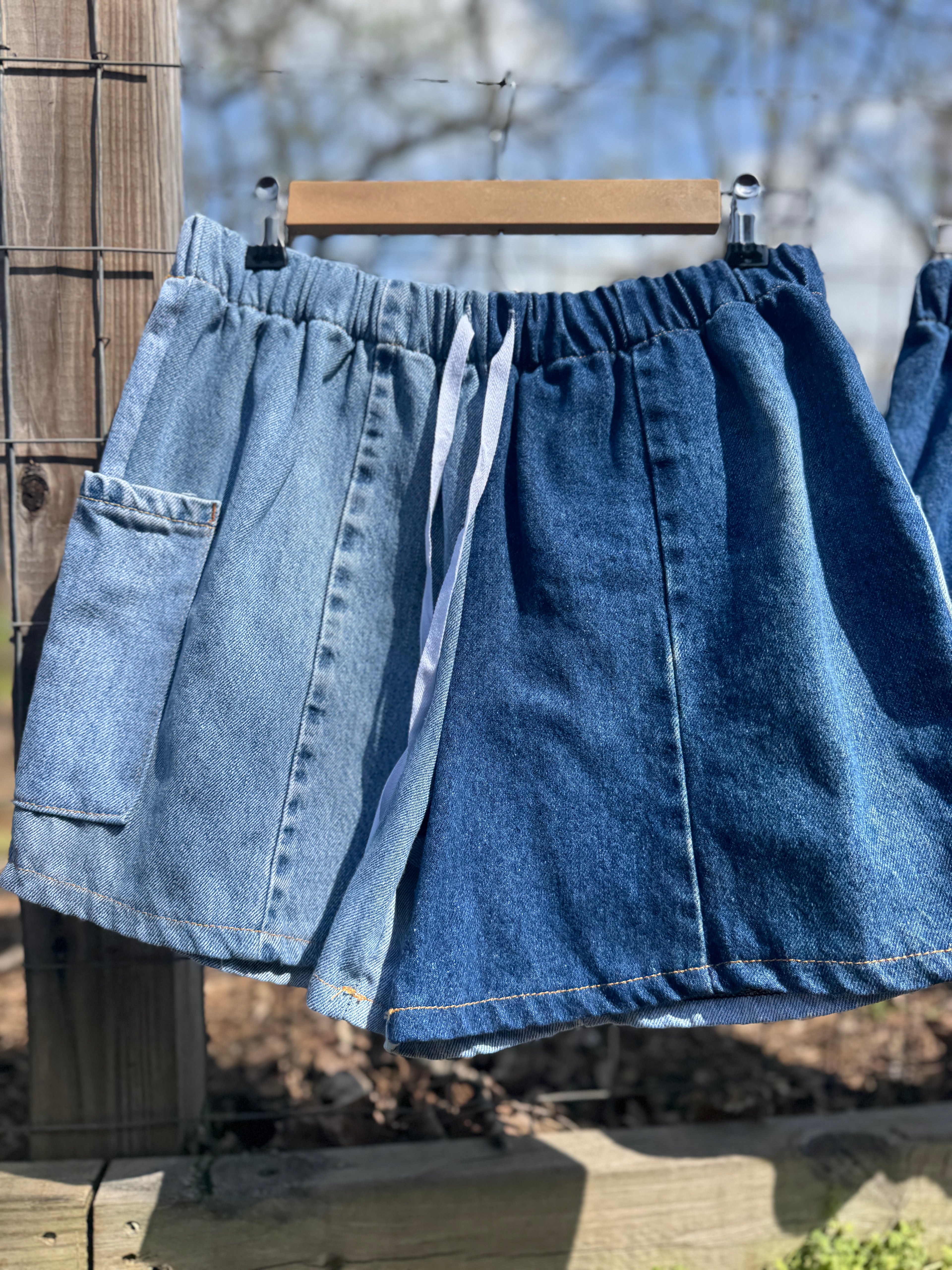 Recycled Denim Short