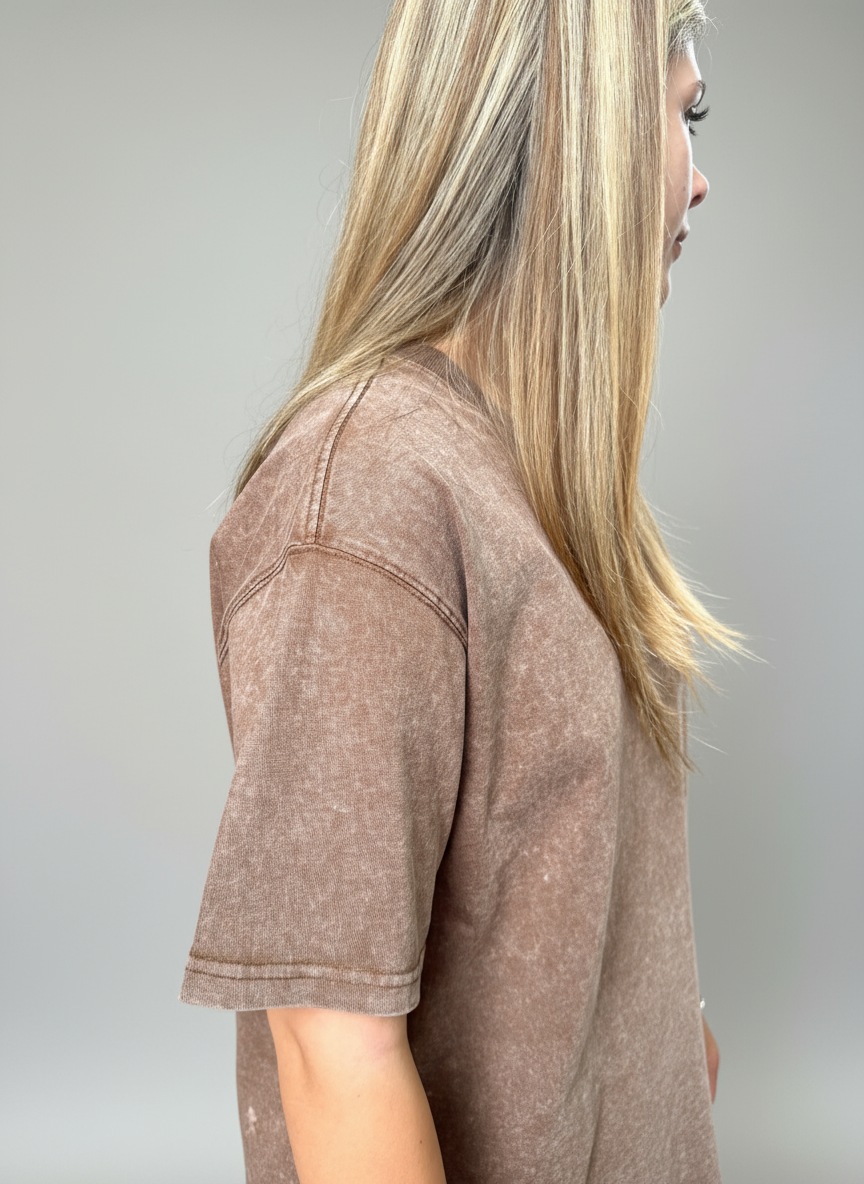 Recycled Cotton Vintage Tee