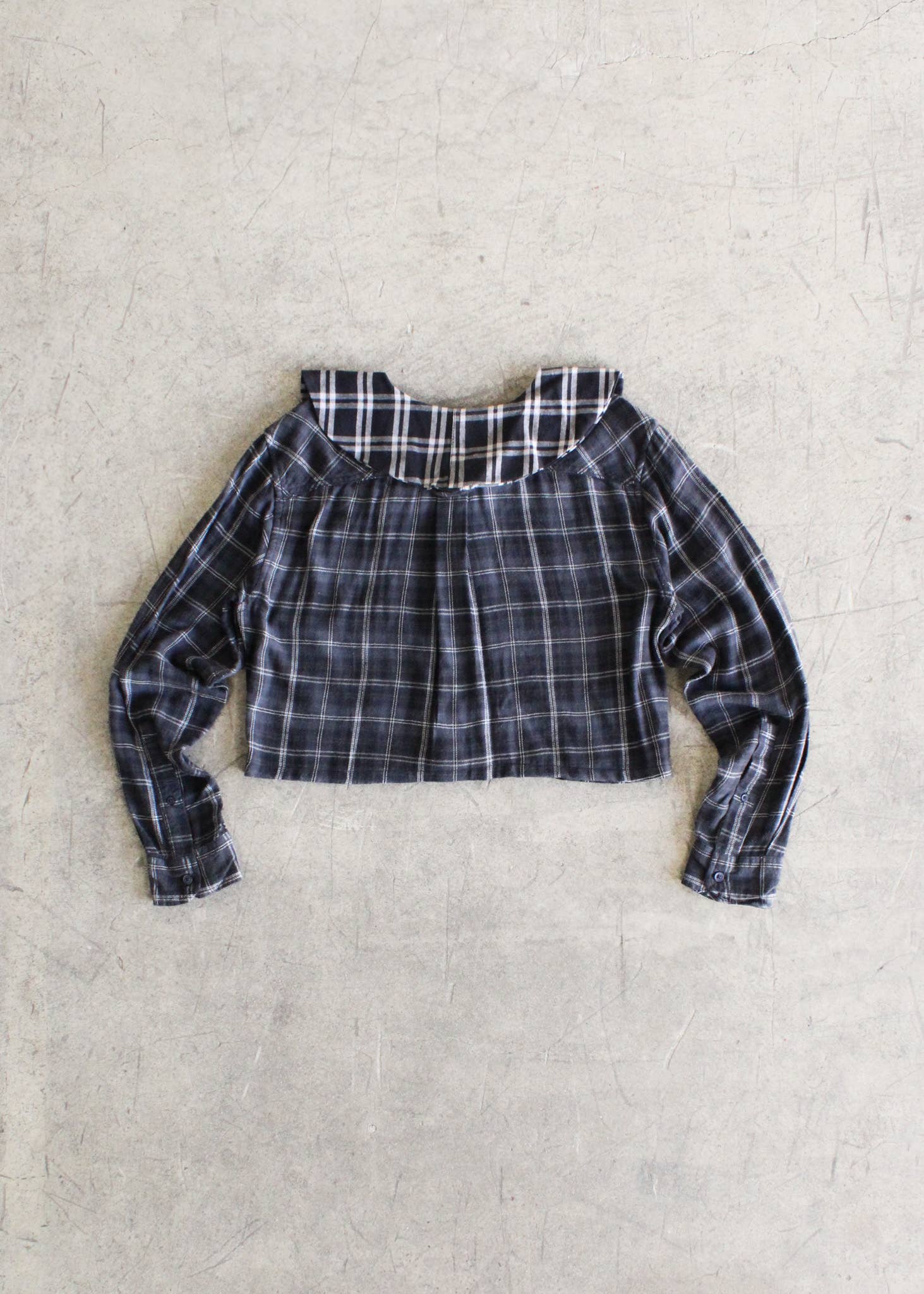 Cropped Collared Flannel
