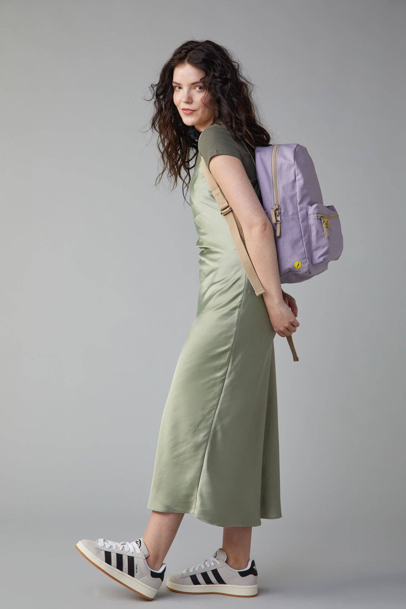 Organic Cotton Backpack- Lavender