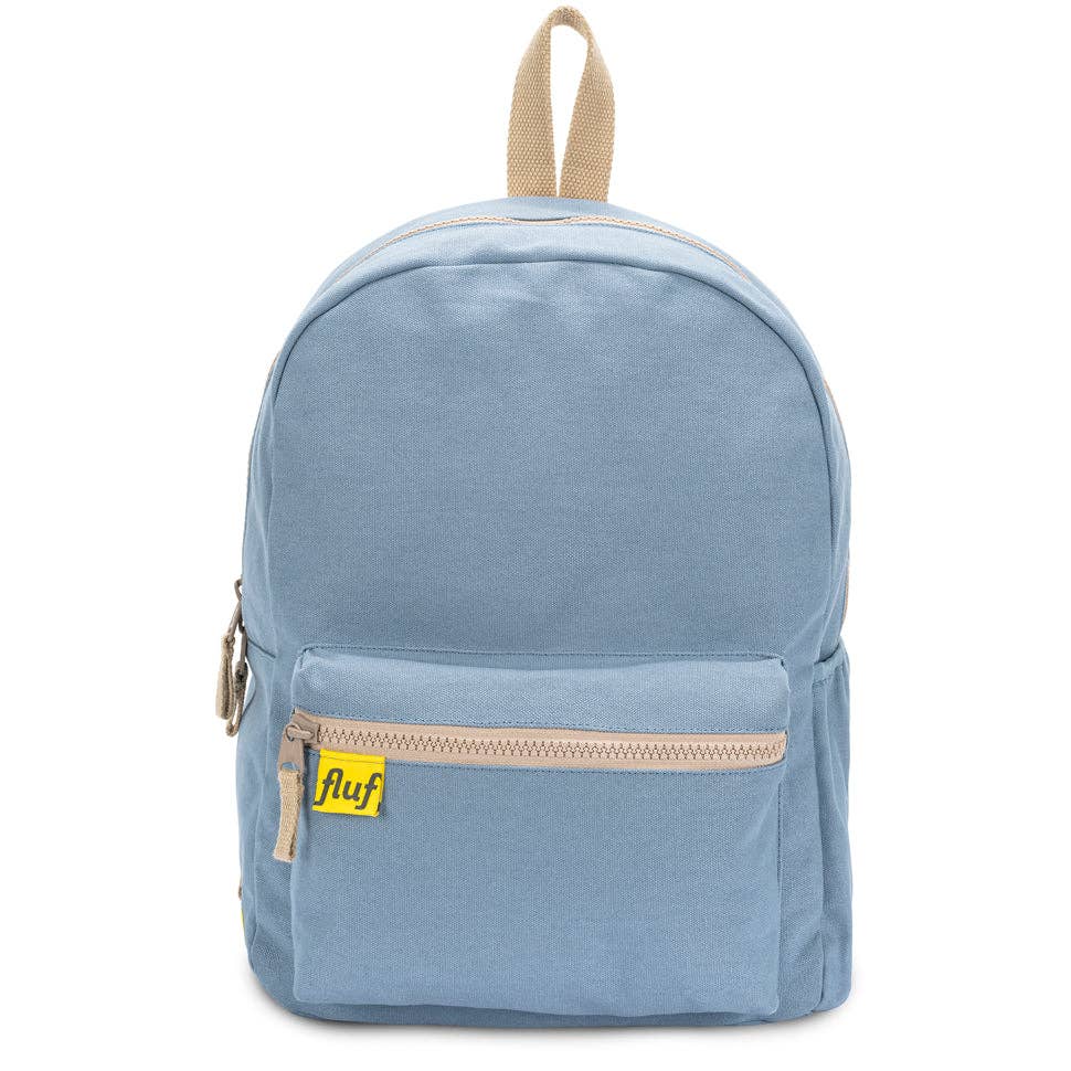 Organic Cotton Backpack - Blue
