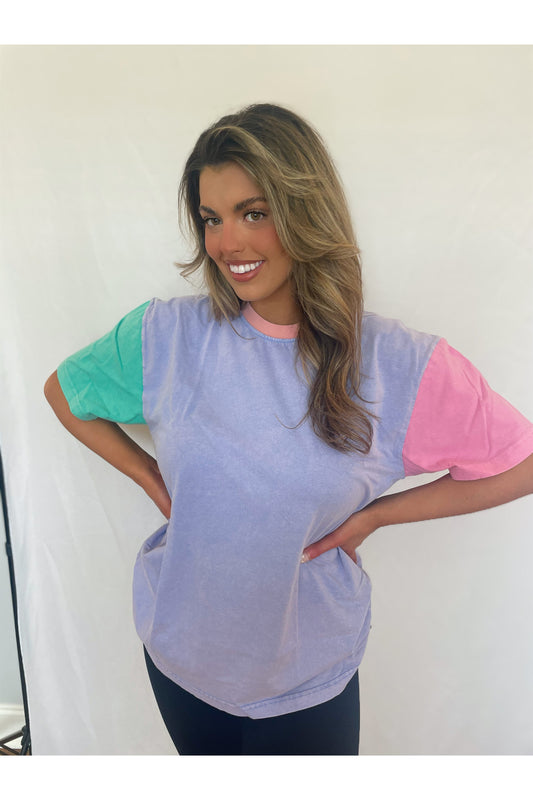 Katelyn Colorblock Tee