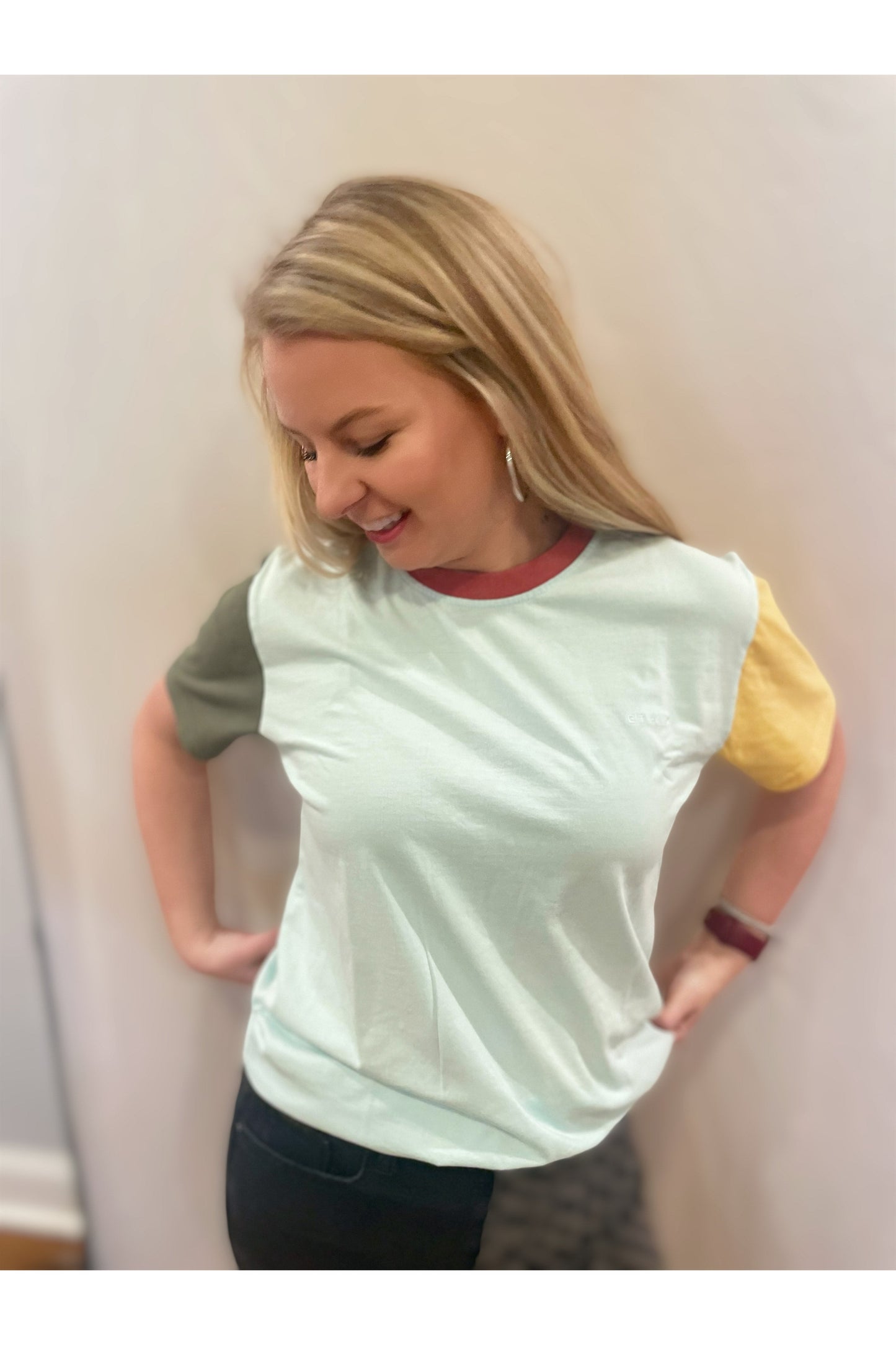 Katelyn Colorblock Tee