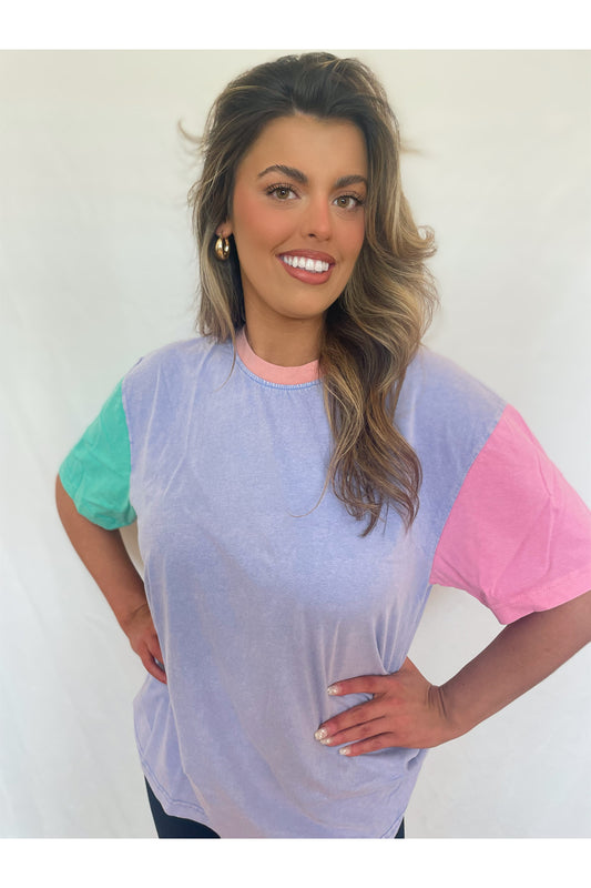 Katelyn Colorblock Tee